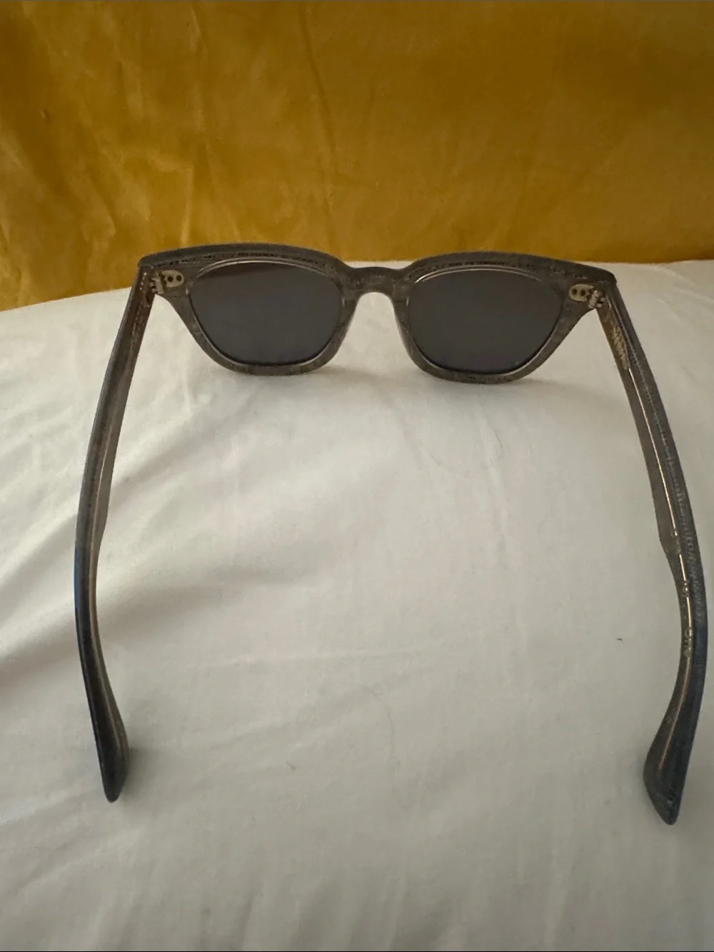 Tom’s sunglasses one for one